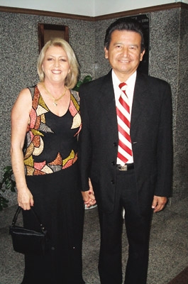 Casal Lino Blanco Aguayo - Alberice. Ela aniversaria neste dia